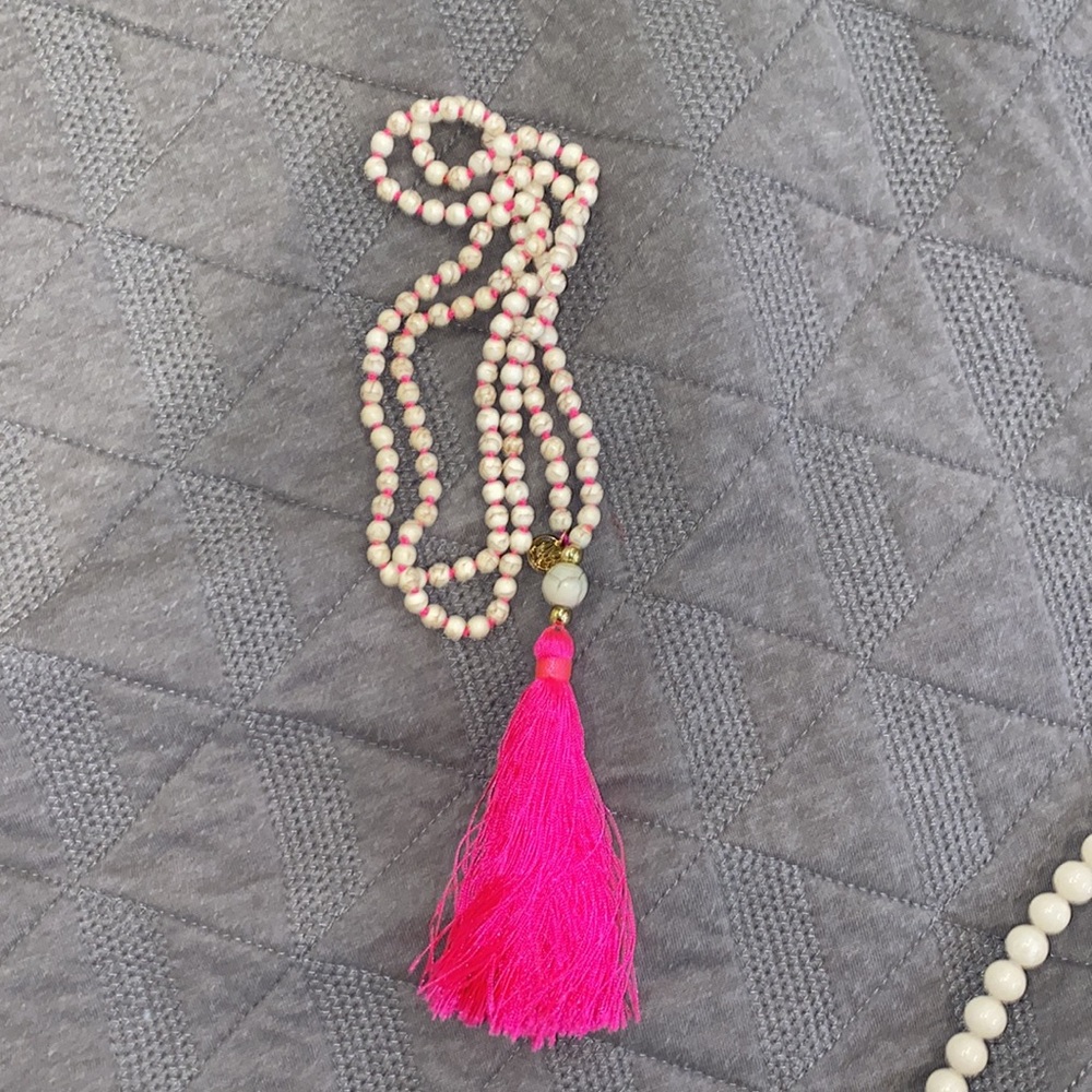 Neon Tassell necklace